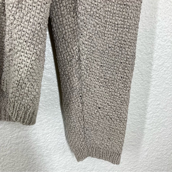 Eileen Fisher Silk Blend Knitted Ivory Sweater Women's Large Long Sleeves V neck - Picture 9 of 16